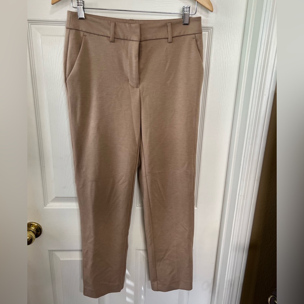 Simply Vera Vera Wang Khaki Stretch Ankle Slacks – Size 4